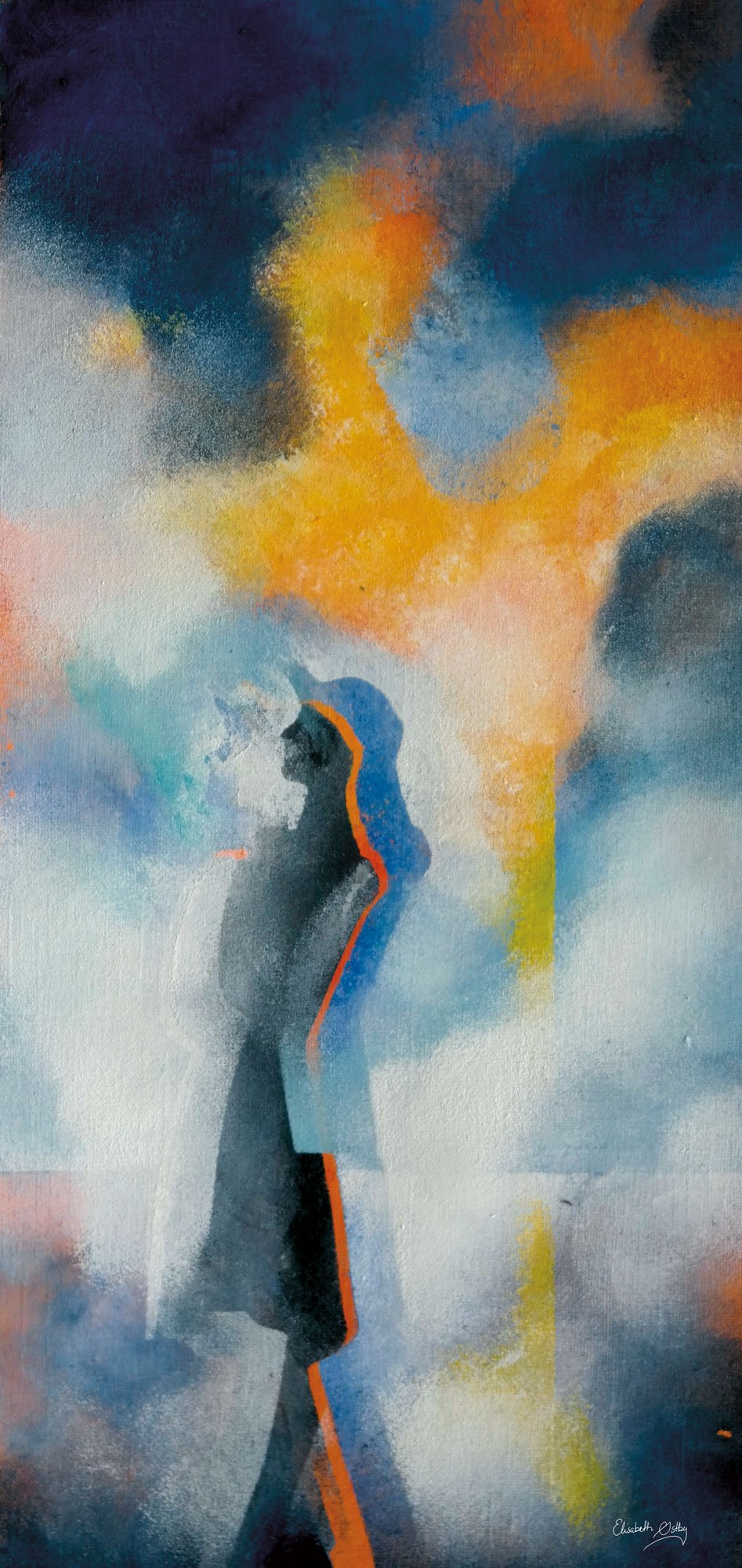 After tomorrow - akryl på papir.