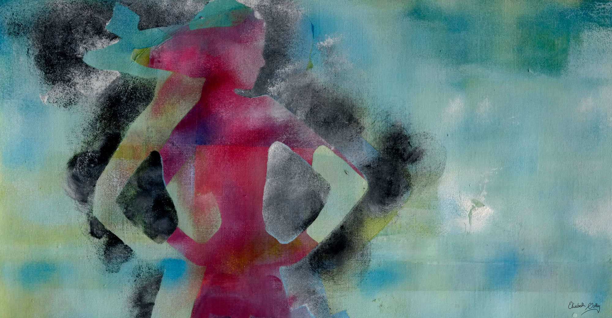 Attitude - et akrylmaleri.