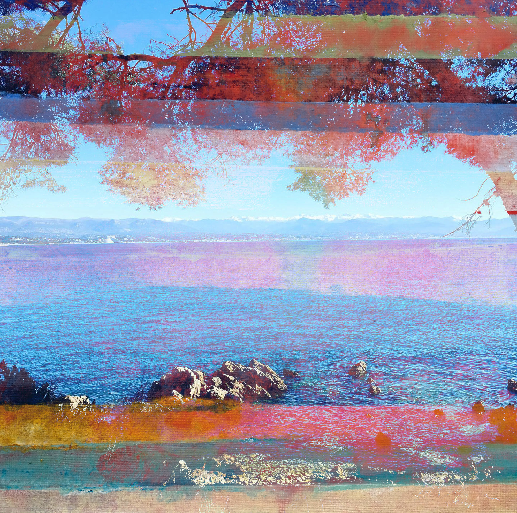 Fotografi møter maleri i Cote d`Azur.