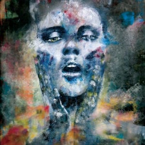 Embrace me - akryl på lerret.