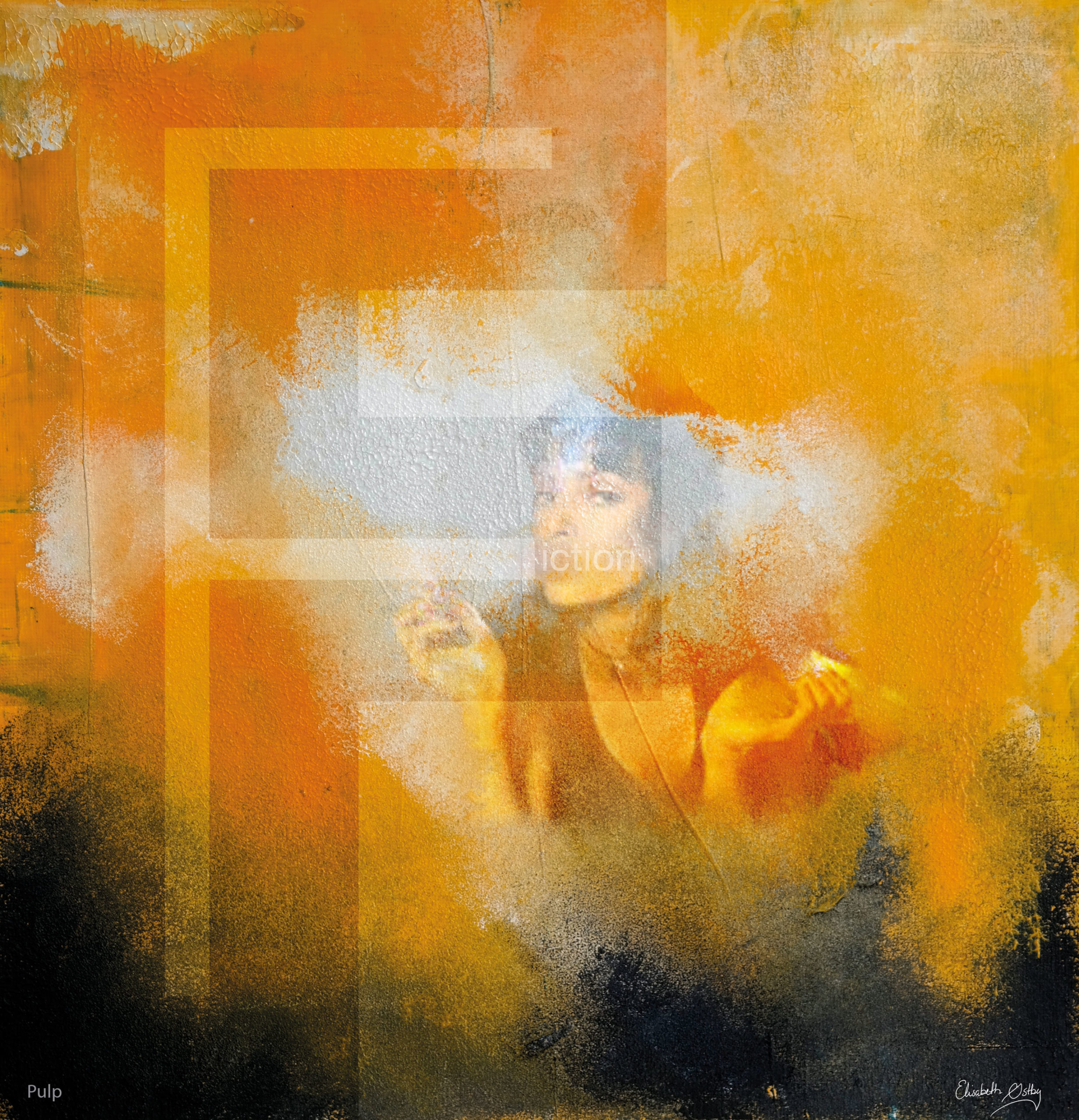 Skap liv og spenning på veggen din med en komposisjon det lyser Pulp Fiction av.