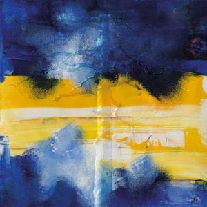 Treets lange liv i en digital miks av fotografi og akrylmaleri.