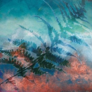 Digital miks av fotografi og akrylmaleri.