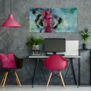 Attitude - et akrylmaleri.